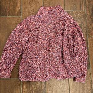 Gap size M mock neck thick woven sweater